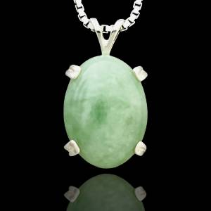 Mint Green Jade Necklace