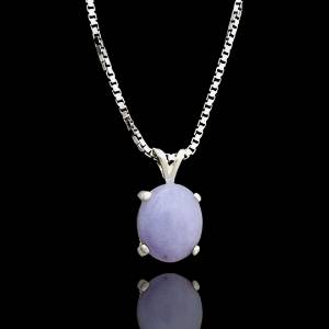 Lavender Jade Necklace